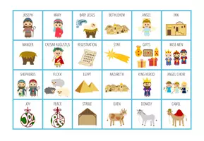 Vorschau - Spiele - Christmas Story - "Bible or Bauble?" Card Sort - Seite 1