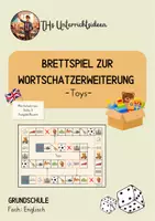 Vorschau - Spiele - Vokabelspiel zum Thema "Toys" (Sally 3 - Ausgabe Bayern) - Deckblatt