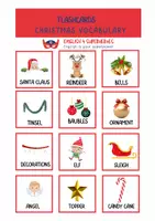 anteprima - Flashcard - Christmas vocabulary - vocaboli di Natale - Pagina 1