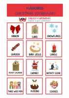 anteprima - Flashcard - Christmas vocabulary - vocaboli di Natale - Pagina 2