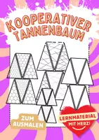 Vorschau - Arbeitsblätter - Kunstprojekt Tannenbaum Kooperativer Weihnachtsbaum Winter Weihachten - Deckblatt