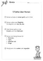 Vorschau - Arbeitsblätter - Nomen - Namenwörter - Großschreibung von Nomen - Seite 3