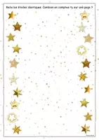 Aperçu - Apprentissages en autonomie - ✨ Atelier Étoiles identiques et silhouette correspondante - Page 1