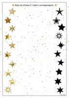 Aperçu - Apprentissages en autonomie - ✨ Atelier Étoiles identiques et silhouette correspondante - Page 2