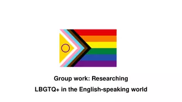 Vorschau - Arbeitsblätter - Research & presentation project: LGBTQIA+ in the English-speaking world - Seite 1