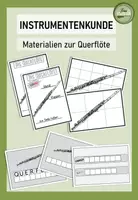 Vorschau - Arbeitsblätter - Instrumentenkunde - Materialien zur Querflöte - Deckblatt