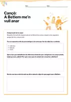 Vista previa - Hojas de trabajo - Cançó nadalenca "A Betlem me'n vull anar" (inclou exercicis) - página 3