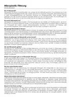 Vorschau - Arbeitsblätter - Mikroplastik-Filterung (Infotext und Übungen) - Deckblatt