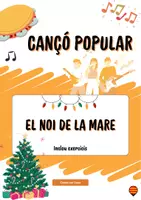 Vista previa - Hojas de trabajo - Cançó nadalenca "El noi de la mare" (inclou exercicis) - Portada
