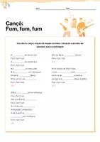 Vista previa - Hojas de trabajo - Cançó nadalenca "Fum, fum, fum" (inclou exercicis) - página 3