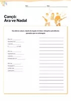 Vista previa - Hojas de trabajo - Cançó Ara ve Nadal - página 2