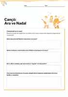 Vista previa - Hojas de trabajo - Cançó Ara ve Nadal - página 3
