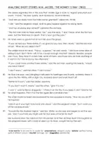Vorschau - Test - Short stories: W.W. Jacobs, "The Monkey's Paw" — Advanced analysis - Seite 3