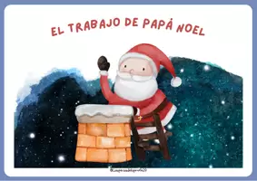 Vista previa - Unidades / Secuencias / Situaciones de Aprendizaje - Cuento y actividades: El trabajo de Papá Noel - página 1