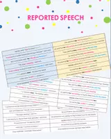 Vorschau - Arbeitsblätter - REPORTED SPEECH - 3fach differenziert - Deckblatt