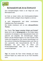 Vorschau - Anderer Materialtyp - Flyer zum Elternabend 6. Klasse: Thema Zwischen Schule und Freizeit - Seite 1