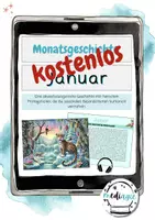 Vorschau - Arbeitsblätter - Monatsgeschichte: Januar - Deckblatt