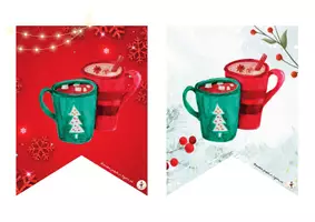 Vista previa - Manualidades / Dibujos para colorear - Banner y dibujos para colorear Christmas - página 2