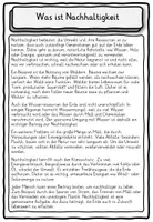 Vorschau - Stundenentwürfe - Lesetext Nachhaltigkeit Klasse 2, 3, 4 - Seite 1