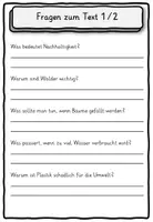 Vorschau - Stundenentwürfe - Lesetext Nachhaltigkeit Klasse 2, 3, 4 - Seite 2