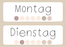 Vorschau - Poster - Tafelkalender beige - Seite 1