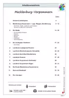 Vorschau - Unterrichtsreihen - Mecklenburg-Vorpommern – Deutsche Bundesländer kennenlernen | Städte, Landkreise, Ostsee, Gewässer, Landkarten | Erdkunde Sachunterricht Grundschule Sekundarstufe I Klasse 4-6 Lösungen - Seite 2