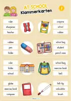 Vorschau - Spiele - Schule / At school: 10 Klammerkarten (auf Englisch) - Seite 1