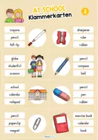 Vorschau - Spiele - Schule / At school: 10 Klammerkarten (auf Englisch) - Seite 3