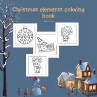 Vista previa - Hojas de trabajo - Coloreando en Navidad: Diseños Mágicos para Niños - Portada