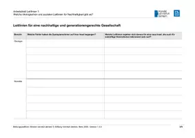 Vorschau - Arbeitsblätter - Arbeitsblatt: Welche ökologischen und sozialen Leitlinien für Nachhaltigkeit gibt es? - Seite 3