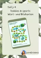 Vorschau - Arbeitsblätter - Hobbies & Sports Snakes and Ladders Spiel - Deckblatt