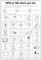 Vorschau - Arbeitsblätter - DAILY ROUTINES - Writing / Speaking Activity (2fach differenziert) - Seite 3