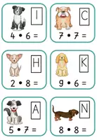 Vorschau - Spiele - Rechenspaziergang Malreihen 6, 7, 8 Hunde Einmaleins Mathe 2. Klasse 3. Klasse - Seite 2