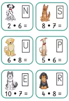 Vorschau - Spiele - Rechenspaziergang Malreihen 6, 7, 8 Hunde Einmaleins Mathe 2. Klasse 3. Klasse - Seite 3