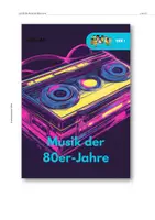 Vorschau - Unterrichtsreihen - Musik der 80er Jahre - Unterrichtsreihe - Seite 1
