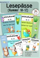 Vorschau - Spiele - Wachsendes Materialpaket - Lesepässe I Kl. 1-4 - Seite 1
