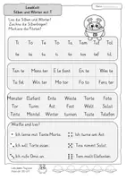 Vorschau - Arbeitsblätter - Lesen lernen mit Karibu 1 (Version 2016) – Leseblätter in Grundschrift (Teil 2) | Lesetraining & Arbeitsblätter für die 1. Klasse - Seite 2