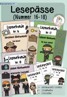 Vorschau - Spiele - Lesepässe 16-18 I Kl. 1-4 - Deckblatt