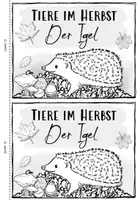 Vorschau - Mal- und Bastelvorlagen - Igel – Miniheft Klasse 1 | Sachunterricht Grundschule - Seite 2