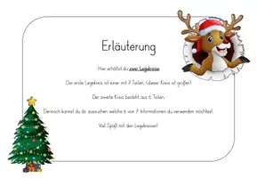 Vorschau - Poster - Weihnachten - Legekreis – Symbole & Bräuche (6er + 7er Kreis) - Seite 1