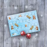 Vorschau - Stationenlernen - ❄️🐻❄️ Bären im Winter Brettspiel Leiterspiel - Deckblatt