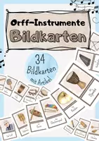 Vorschau - Präsentationen/Tafelbilder - Orff-Instrumente Bildkarten Tafelmaterial - Deckblatt