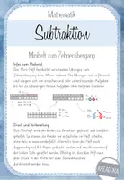 Vorschau - Arbeitsblätter - Subtraktion mit Zehnerübergang Miniheft - Minus im 20er Raum - ZR 20 - Seite 1