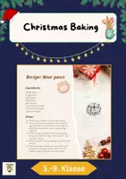 Vorschau - Anderer Materialtyp - Christmas cookie baking: Bear Paws Klasse 3, 4, 5, 6, 7, 8, 9 - Deckblatt