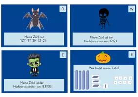 Vorschau - Stationenlernen - Vorschau Rechenspaziergang Halloween - Seite 3