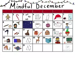 Προεπισκόπηση - Αφίσες - Ημερολόγιο Mindfulness για Παιδιά - Δεκέμβριος - Εξώφυλλο