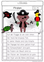 Vorschau - Arbeitsblätter - Hören – Lesen – Malen „Piraten“ für den Anybook Pro - Seite 3