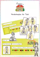 Vorschau - Anderer Materialtyp - Verstärkerplan / Reflexion: Verhaltenstraining am Tisch (Classroom Management) - Fächerübergreifend - Kl. 1/2 - Deckblatt