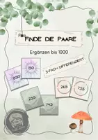 Vorschau - Spiele - Finde die Paare im Zahlenraum 1000 - Deckblatt