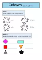 Vorschau - Arbeitsblätter - Farben Englisch - Seite 2